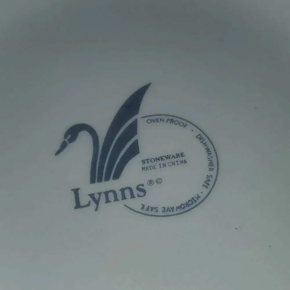 Lynns Stoneware Savanna Rim Cereal Soup Bowl 8.75